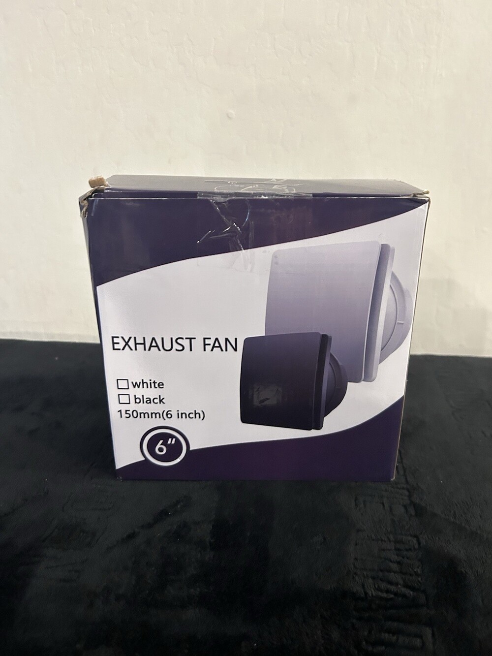 Bathroom Exhaust Fan,6 Inch Small Compact Window Exhaust Fan,Wall Mount Plug In